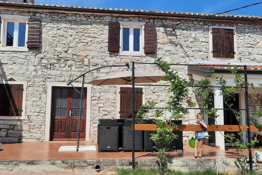 Holiday Home For 8 People, Pool + Sea View Vilanija Extérieur photo